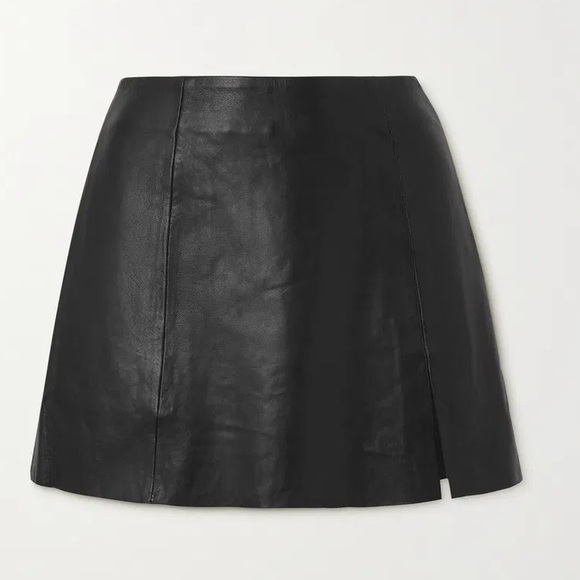 ⭐️ Reformation | Veda Margie Sheep Leather Mini Skirt - Picture 2 of 16